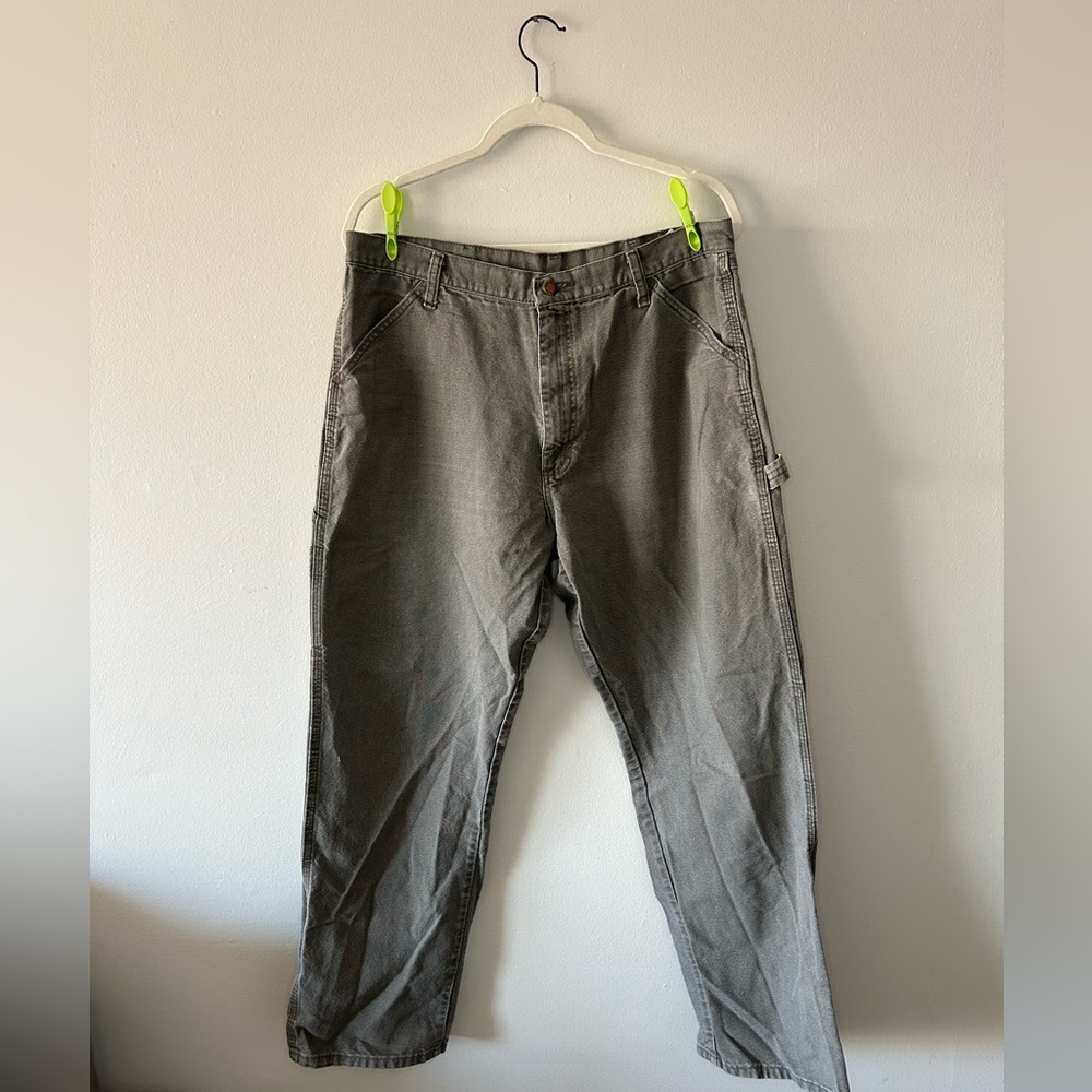 Rustler Green Relaxed Fit Carpenter Pants